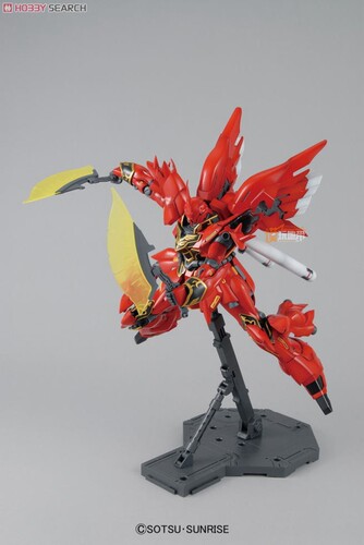 现货 万代 MG 1/100 Sinanju 新安州 新安洲带火箭炮 HD OVA动画 - 图2