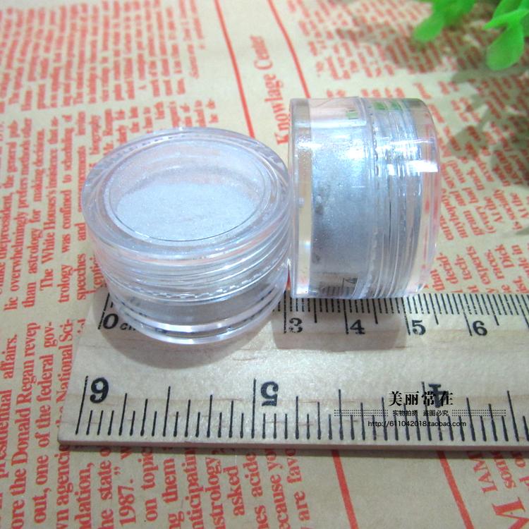 提亮粉眼影眉粉高光粉银白色闪粉高光亮鼻梁修饰晶晶粉立体修容粉 - 图1