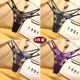 Red zodiac year seamless hot thin thong women's underwear