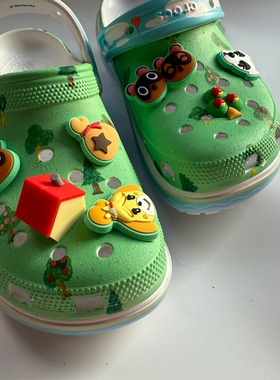 Crocs X Animal Crossing动物森友会限量联名洞洞鞋鞋花