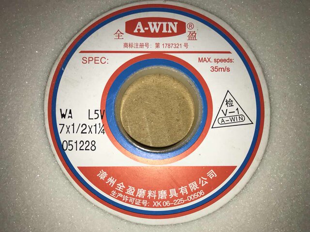 Grinding wheel white corundum stainless steel grinding wheel full