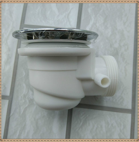 淋浴房新款塑料浴室底座直流式排水器 防臭过滤功能 整体房配件 - 图1
