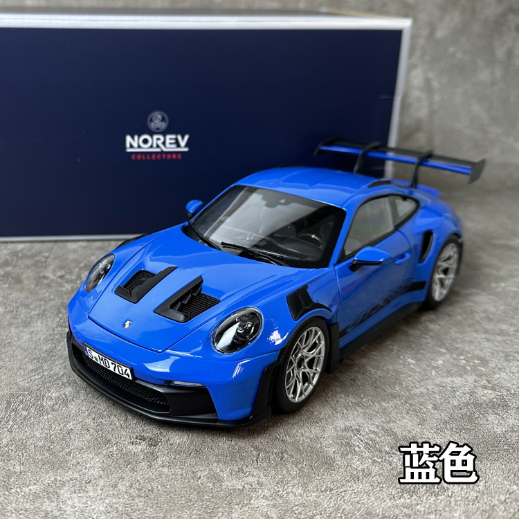 NOREV  1：18 保时捷911 992GT3 RS 2022 仿真合金汽车模型收藏 - 图2