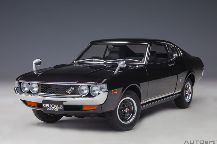 奥拓1/18 丰田Celica Liftback 2000GT (RA25) 1973汽车模型 - 图0