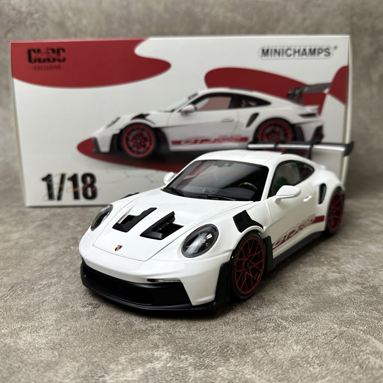 迷你切 1：18保时捷911 992GT3 RS 2022仿真合金汽车模型收藏-图0