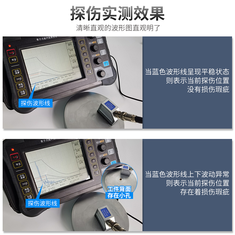 CO数Y字式超声波探伤仪便携金属钢结构焊缝缺陷探伤检测仪器CT350 - 图0