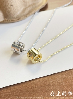 欧比雅比 休闲个性设计感时尚镶锆石小蛮腰短项链