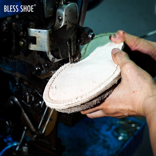 BLESS SHOE CRAFTED MULES 缝制版油蜡牛皮穆勒鞋半拖包头勃肯鞋 - 图2