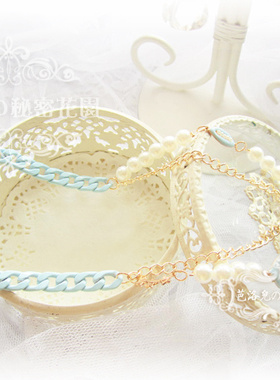 珍珠镶嵌小众设计感不褪色项链