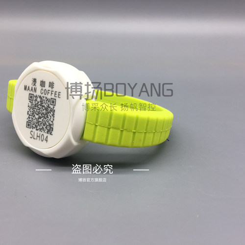 硅胶手牌号码编号感应锁足浴洗浴健身桑拿数字游泳池手环链定制 - 图1