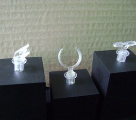 塑料戒指展示架透明戒指架