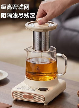新款全自动花茶全玻璃养生壶炖煮一体电炖杯办公室小型煮茶热奶杯