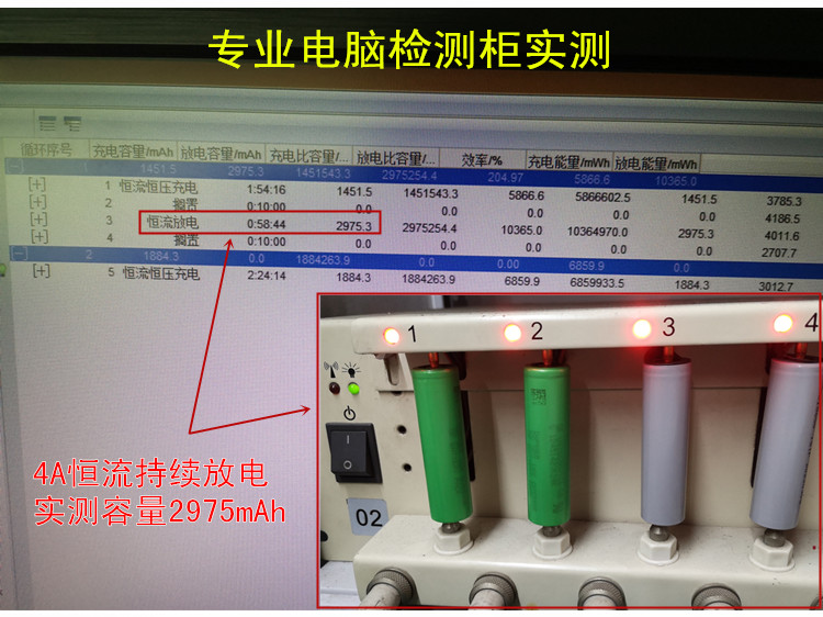 SONY索尼18650 VTC6圆柱形动力锂电池3000mAh平头10C 30A放电3.7V-图0