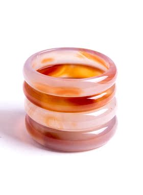 纯天然花色原色玛瑙加宽加厚手镯