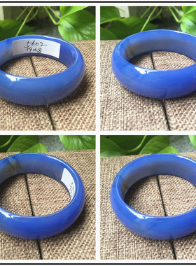 处理天然加宽玛瑙古铜色手镯