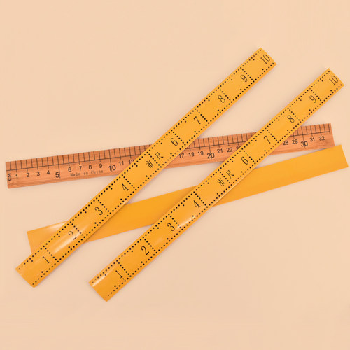 缝纫DIY手工布艺裁剪材料工具量衣尺子市尺竹尺裁缝尺老式裁布 - 图2