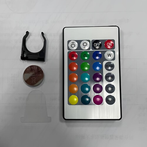 RGB氛围led灯LED智能RGB24灯条键遥控器小夜灯灯彩色灯泡控制器 - 图2