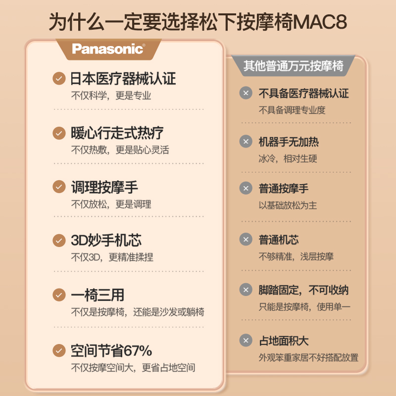 618大促_家居百搭爆款_家用按摩椅MAC8多功能脚机收纳家用按摩椅