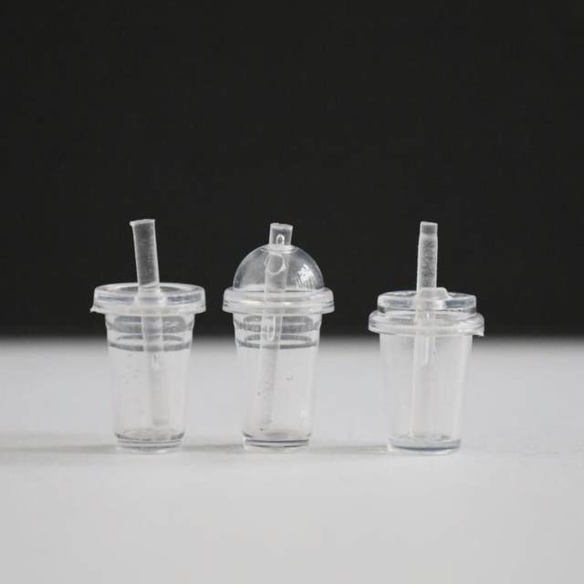 Mini Toy Mini Food Play Blank Drink Cup Model