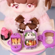 Mini mini lunch box food kettle model toys