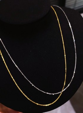 S925纯银项链女款2025新款爆款轻奢小众锁骨链颈链配饰o字链