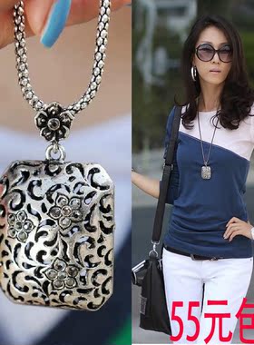 复古挂件女项链配饰潮欧美百搭