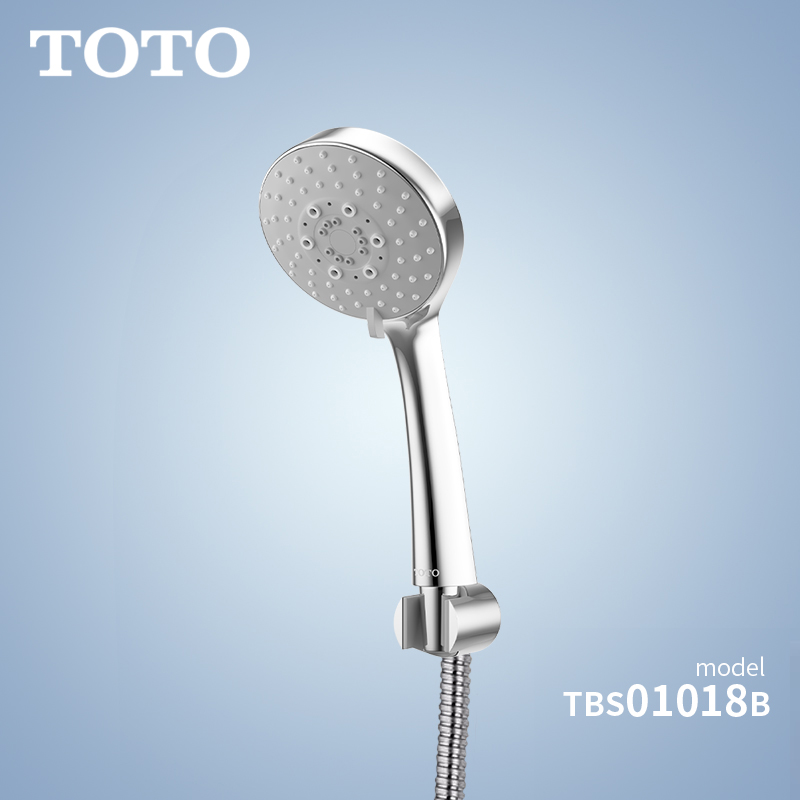 TOTO普通花洒套装TBS04302+DM907顶喷单柄双控水嘴手持花洒淋浴器-图2