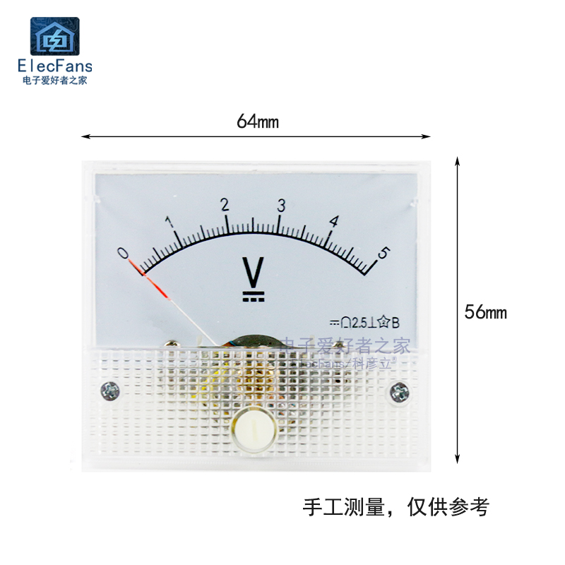 85C1型直流指针式电压表头5V 10V 20V 30V 50V 100V 200V机械表头 - 图2