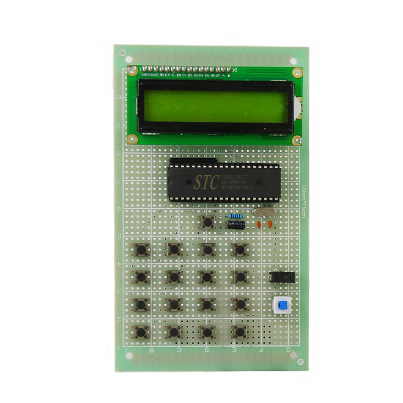 (散件)简易计算器电子计算机制作51单片机STC89C52万用板焊接套件 - 图2