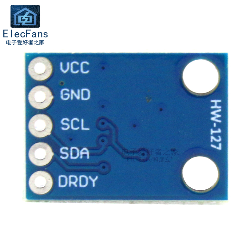 QMC5883L(丝印HA5883)三轴磁场传感器模块电子指南针罗盘板GY-273-图1