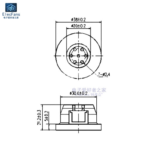 SD-150受话器 电话机听筒喇叭咪头送话器 单声道 接收声音麦克风 - 图2