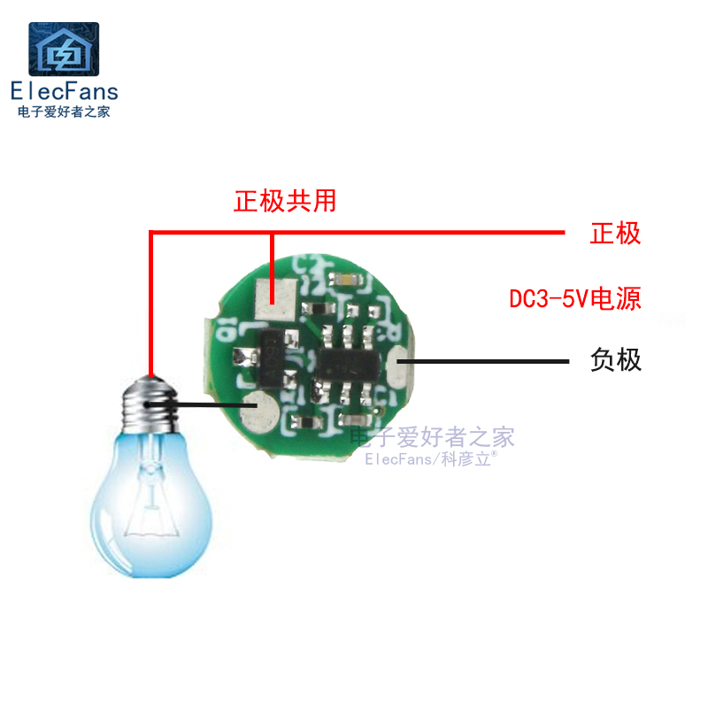 微型DC直流5V触摸感应开关模块 LED镜前灯手指拇指触碰按键电路板-图0