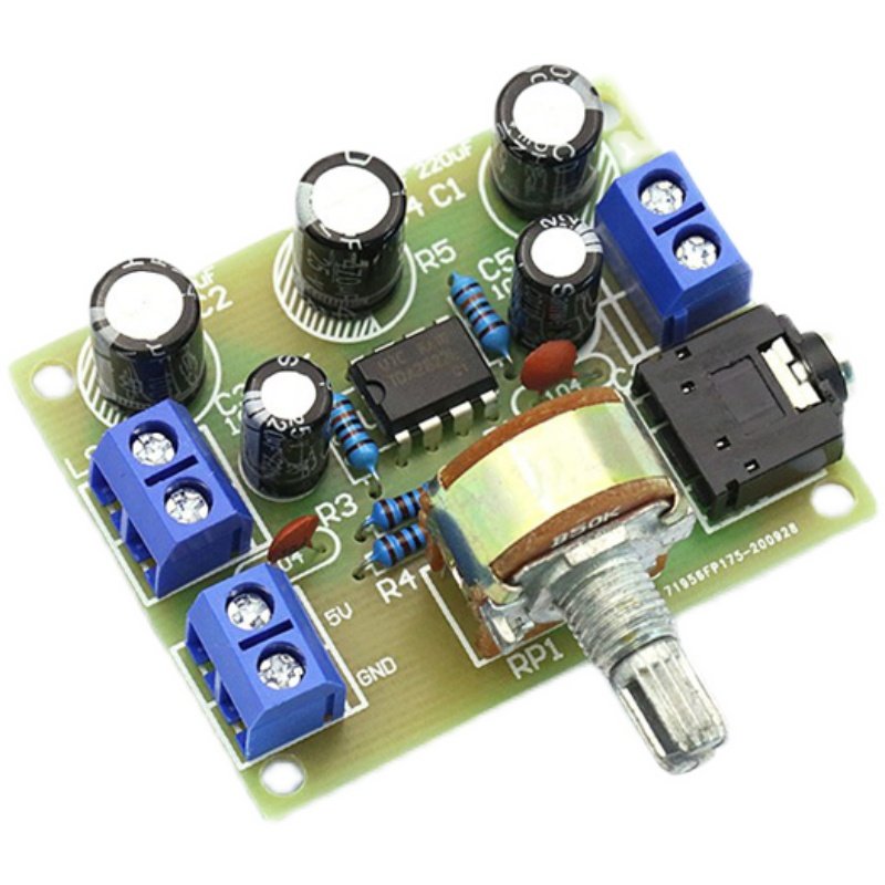 (散件) TDA2822双声道功放板套件 音响音箱教学实训电子制作DIY,淘宝优惠券,粉丝福利购,淘宝优惠卷