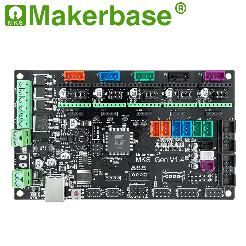 Makerbase MKS Gen V1.4 3D打印机主板 2560一体板 控制板 - 图0