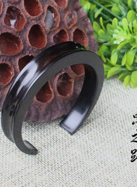 diy小叶紫檀同款偏心忠之路手镯