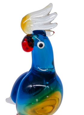 书柜摆件书房饰品鸟雀琉璃雕塑