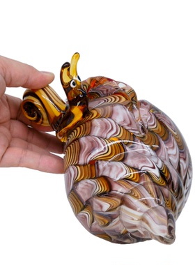 书柜摆件书房饰品蜂鸟琉璃雕塑