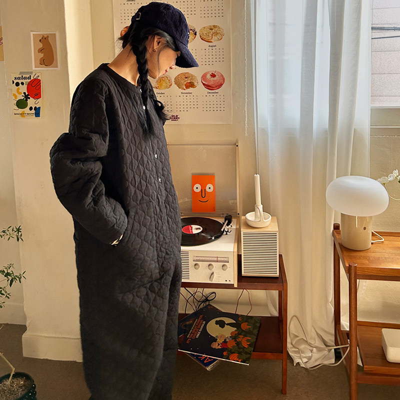 SYLP穗伊 可爱撞色女韩国秋冬波浪纹棉60绗缝夹棉长袖连体裤长裤,淘宝优惠券,粉丝福利购,淘宝优惠卷