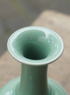 隋唐花器  纯手制 南窑笔记 龙泉青瓷 花器花道花瓶家居饰品