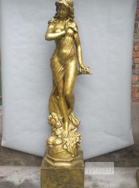 欧式风酒吧月亮女神艺术装饰品