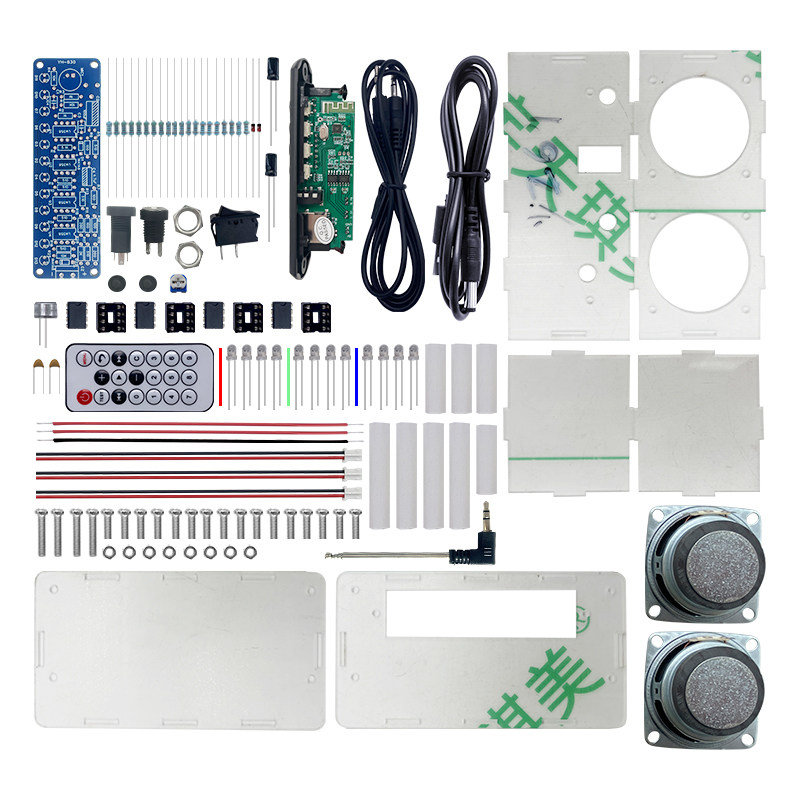 收音机双声道蓝牙音箱功放DIY蓝牙音箱频谱FM调频音频电子YH-830,淘宝优惠券,粉丝福利购,淘宝优惠卷