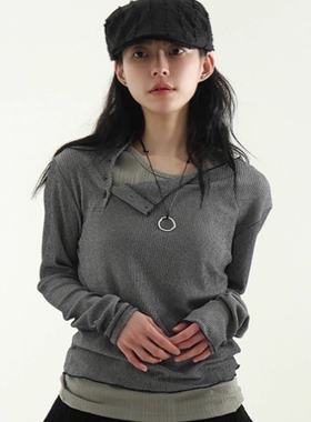 韩国代购设计师银色项链吊坠饰品