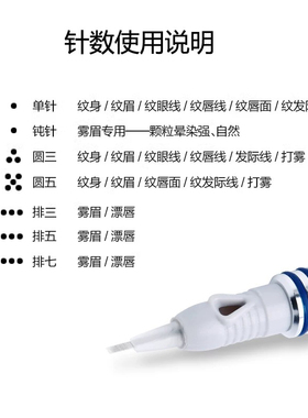 灰色纹绣全抛螺旋一体针
