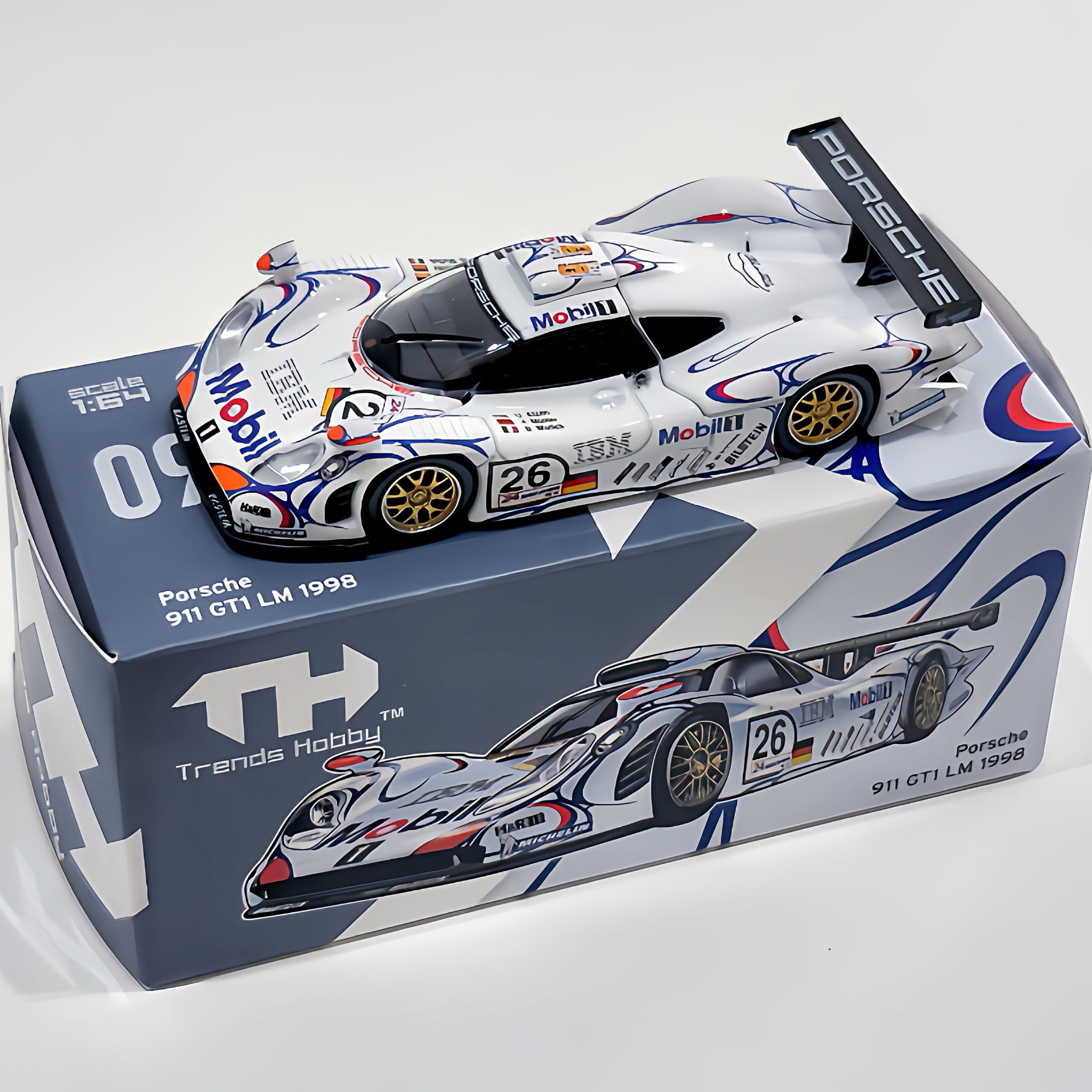 Trends Hobby TH保时捷911GT1勒芒冠军卡宴1/64汽车模型,淘宝优惠券,粉丝福利购,淘宝优惠卷