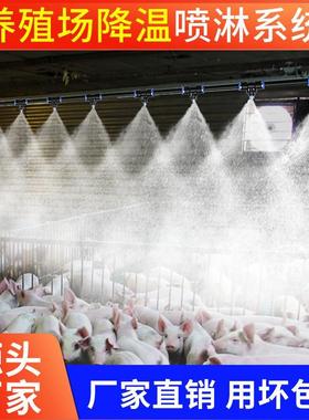 养殖场喷雾喷头降温雾化降尘消毒沙厂喷水器浇花水管接头喷雾器