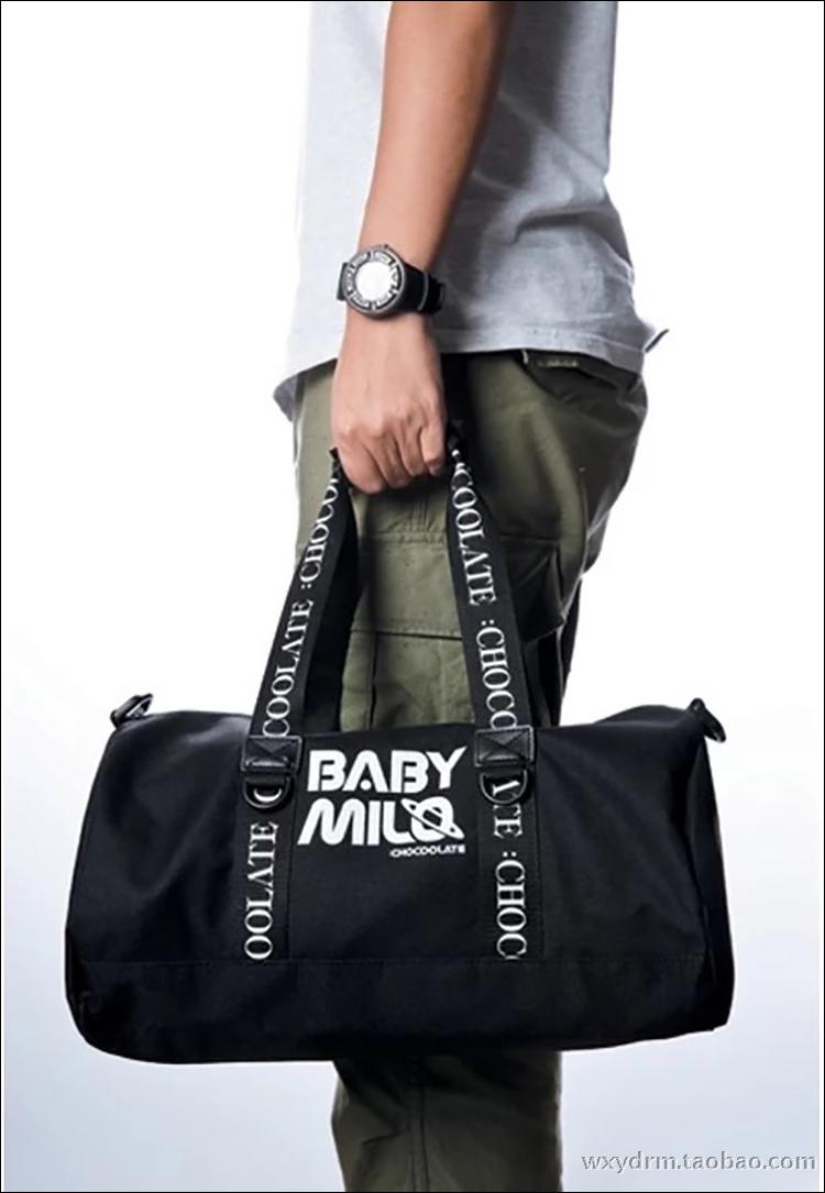 A BATHING APE 圆筒包单肩包运动包 BAPE baby milo 猴子猩猩 - 图0