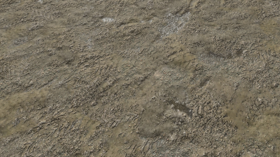 UE4虚幻5 Dirty and Muddy Terrain Pack 泥泞肮脏道路贴图 - 图1