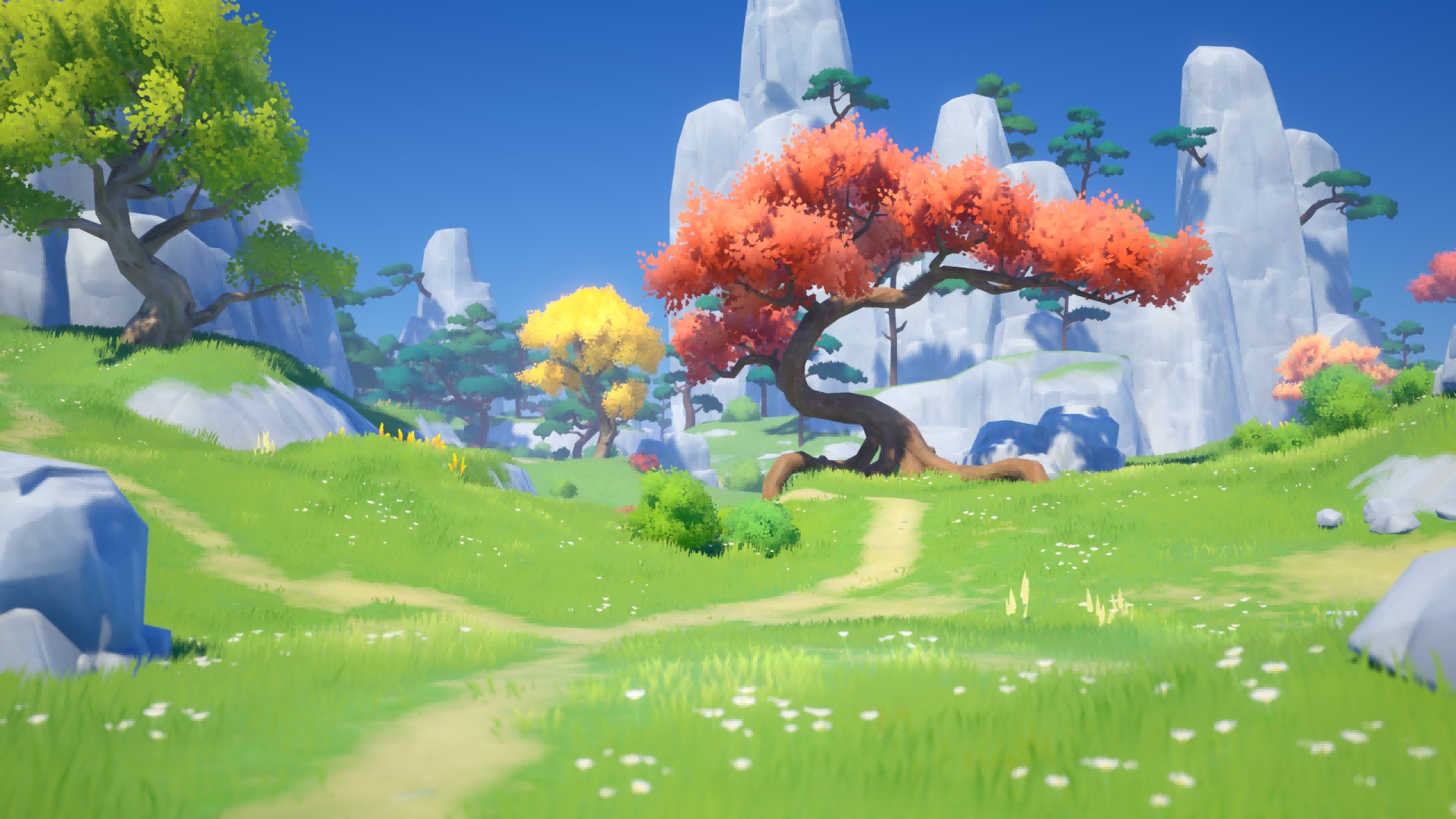 UE5虚幻5 Stylized Trees - Asia / China 风格化亚洲中国环境 - 图2