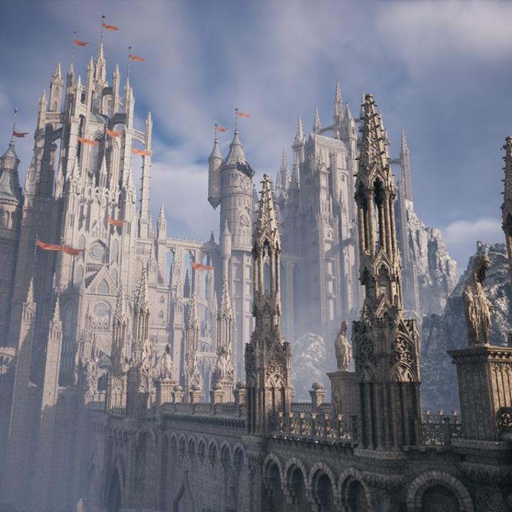 UE5虚幻5 Castle Grimguard(Night/Day)城堡守卫场景模型-图2