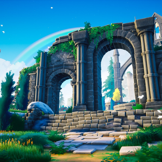 UE4虚幻5 Stylized Ruins 风格化古迹遗迹废墟场景,淘宝优惠券,粉丝福利购,淘宝优惠卷